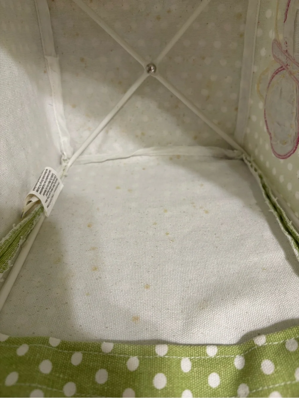 Pottery Barn Kids fabric storage